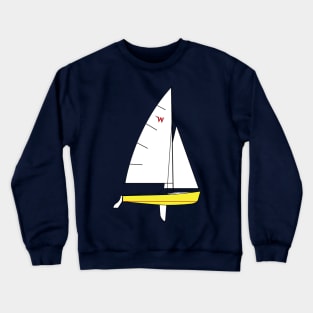 Wayfarer Dinghy Sailboat Crewneck Sweatshirt